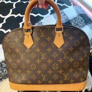 Louis Vuitton Alma Damier Monogrammed